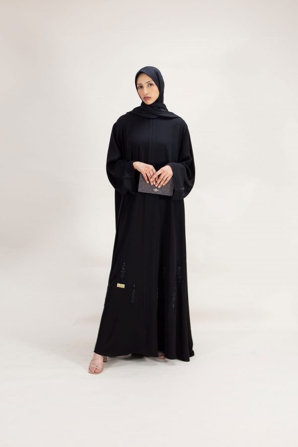 luxury black abaya