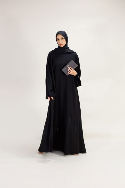 luxury black abaya