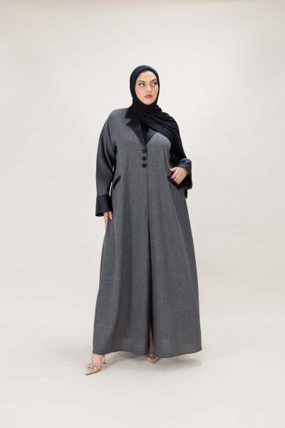 Charcoal Noir Abaya